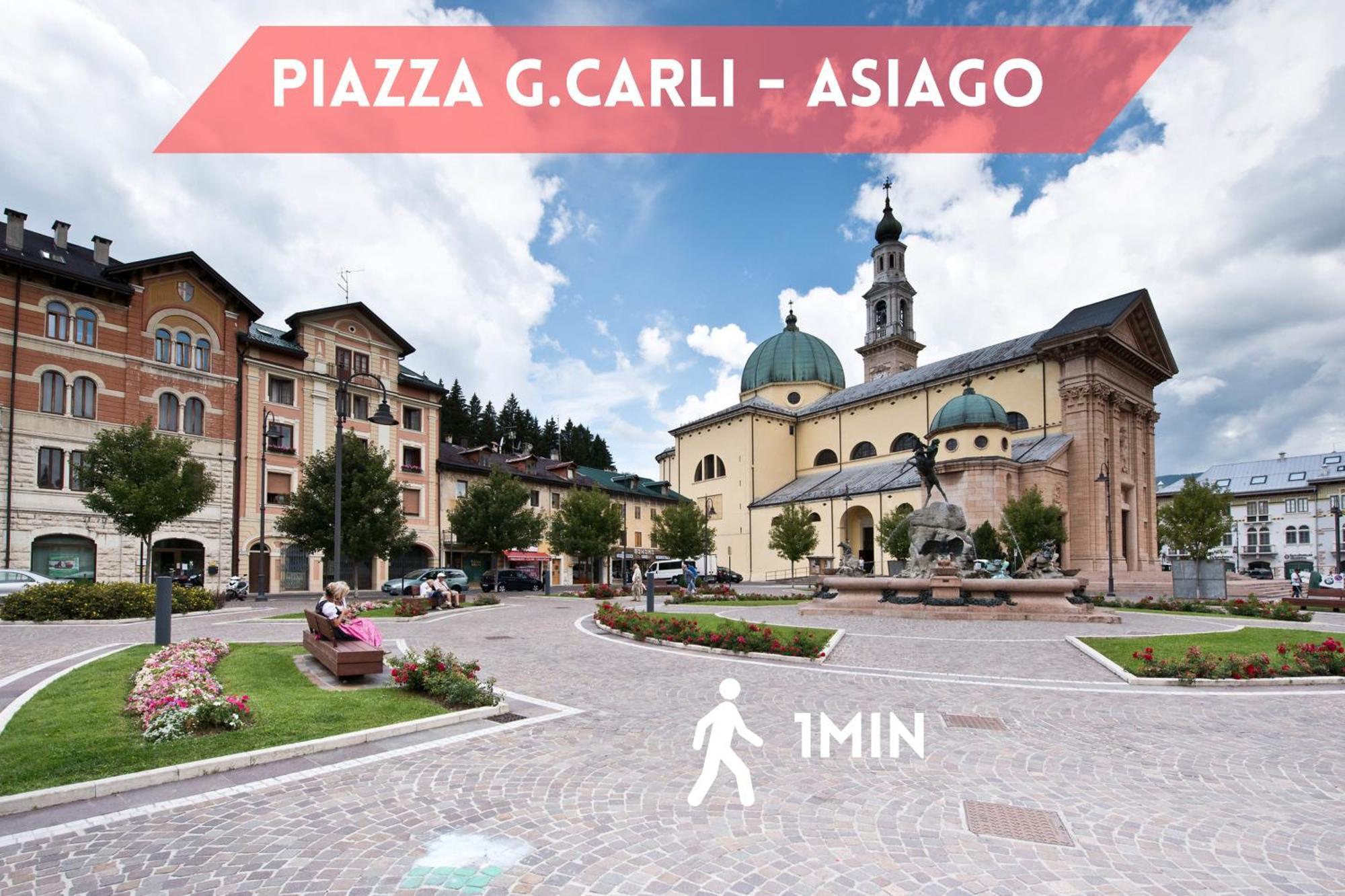 Апартаменты Asiago Centro Mansarda Con Balcone E Giardino Экстерьер фото